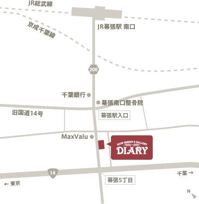 DIARY地図